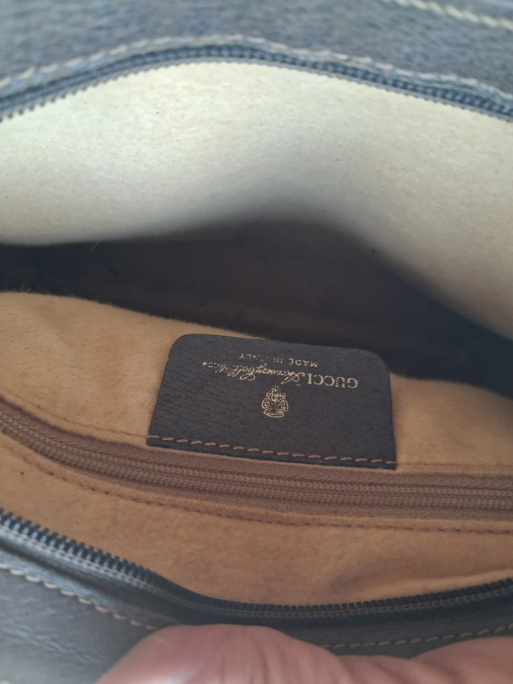 Gucci Brown/Beige Monogram Cosmetic Case Crossbody - Picture 10 of 14